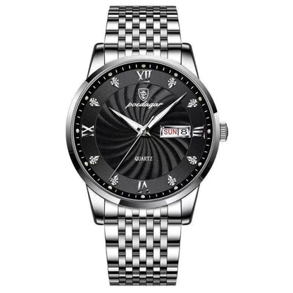POEDAGAR Men Watch Stainless Steel