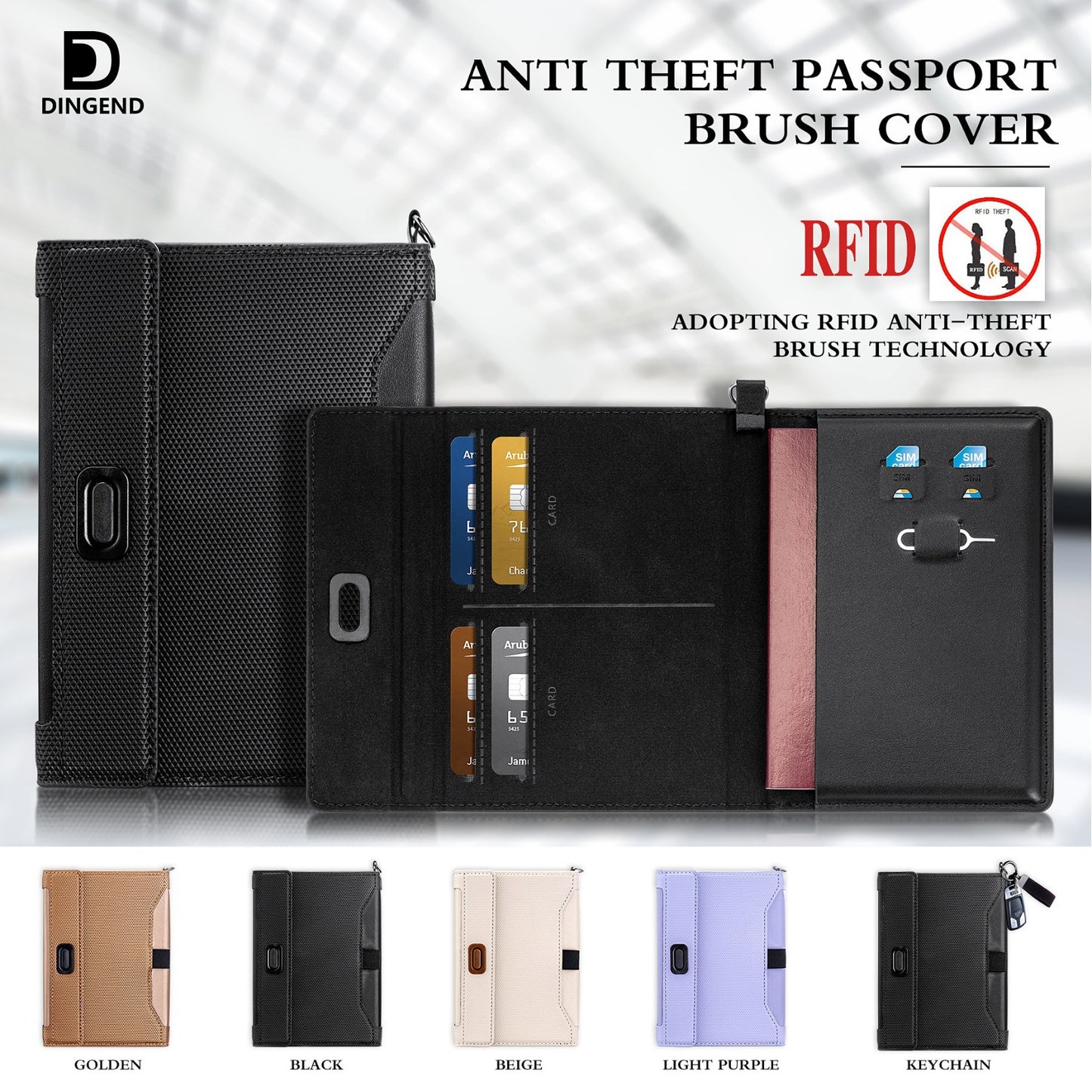 VaultPro RFID Passport Wallet