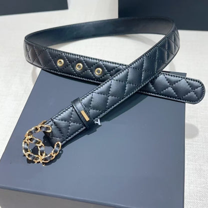 Milano Quilted Slim Belt