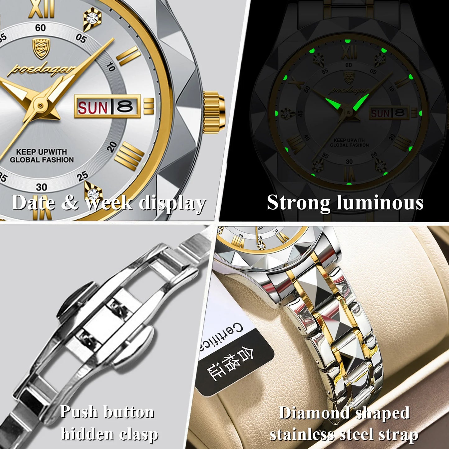 Elegant Women's Luxury Quartz Watch 